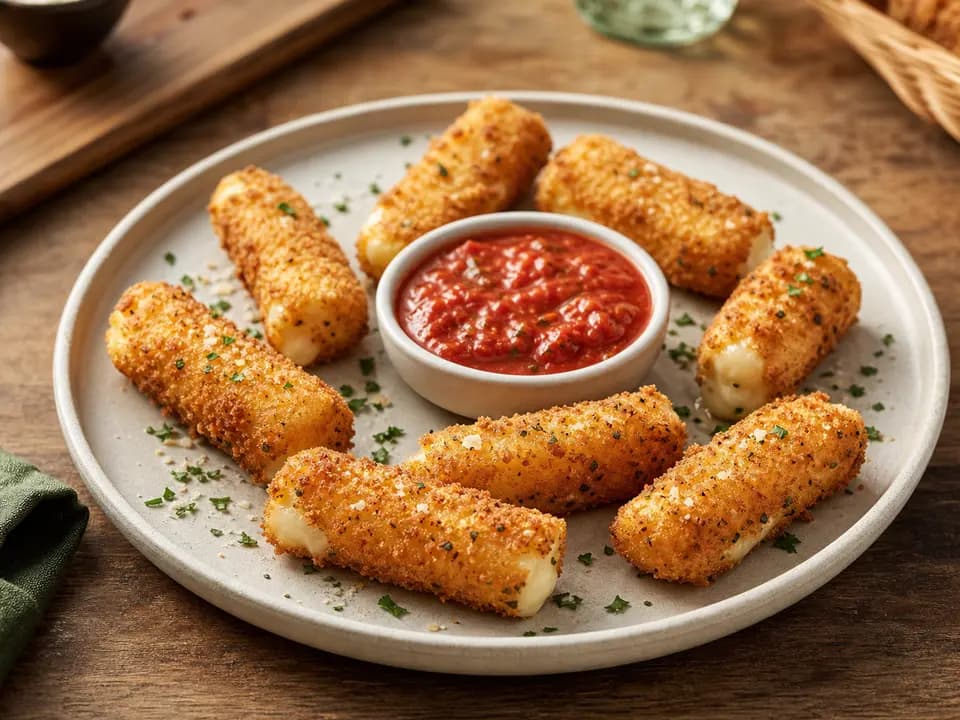 Fried Mozzarella in the appetizers menu