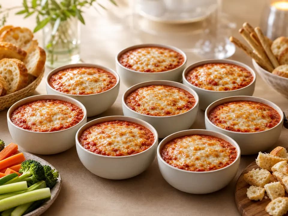 Five Cheese Marinara Dipping Sauce (Serves 8) in the catering menu
