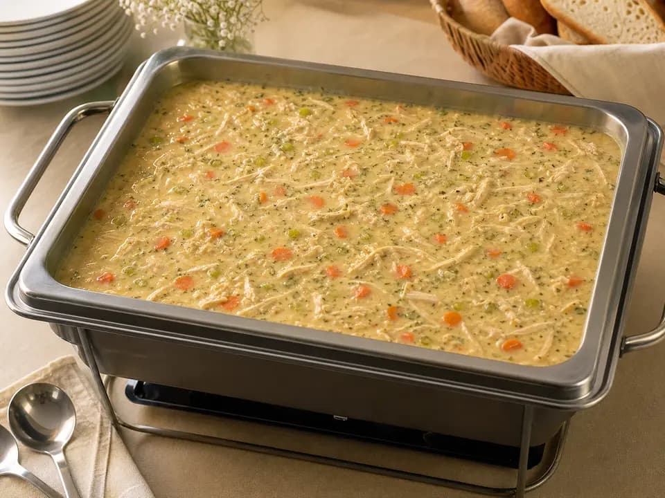 Homemade Soups Large (Serves 12) in the catering menu