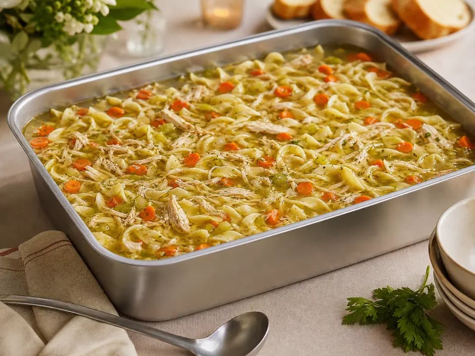 Homemade Soups (Serves 6) in the catering menu