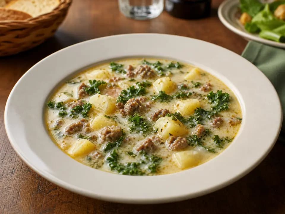 Zuppa Toscana (cup) in the dinner menu