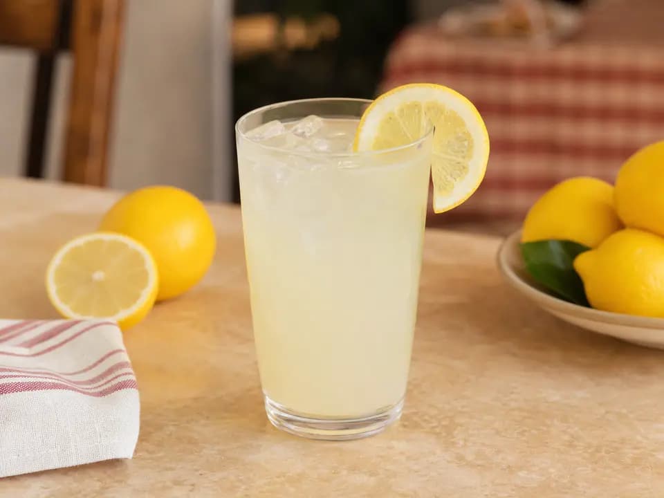 Classic Lemonade in the drinks menu