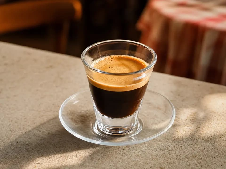 Lavazza Espresso in the drinks menu