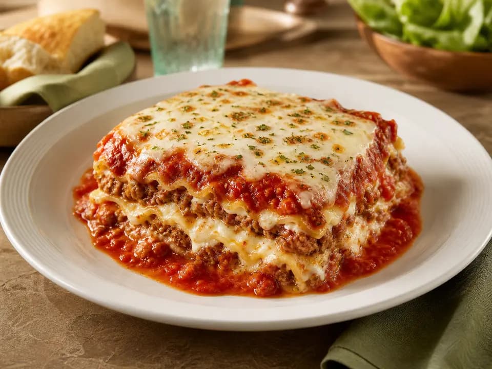 Lasagna Classico in the entrees menu