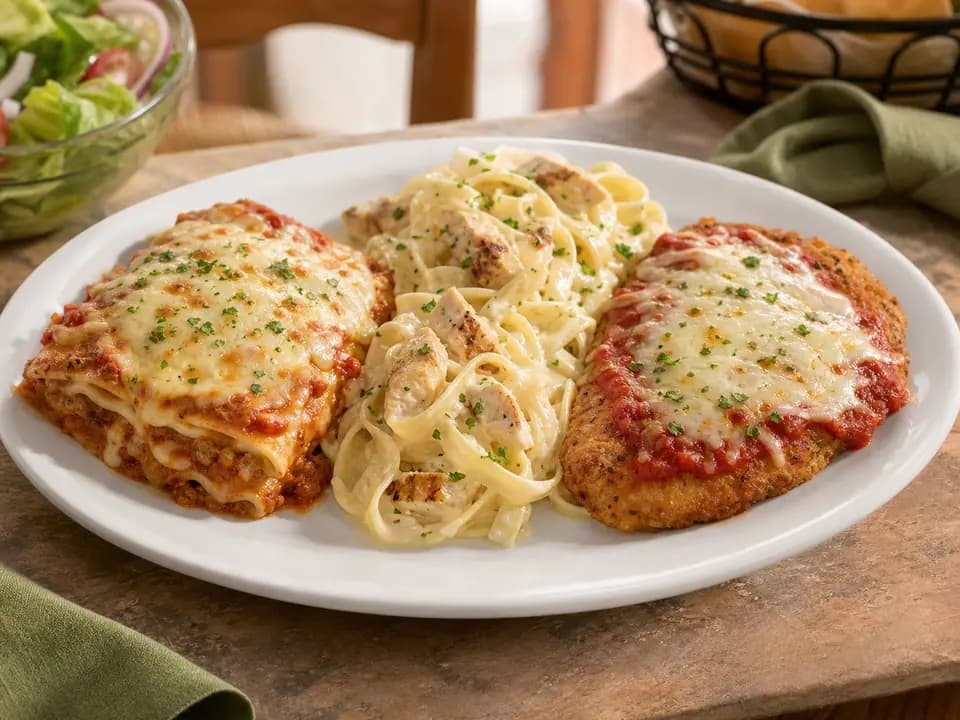 Tour of Italy in the entrees menu