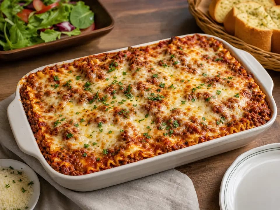 Family-Style Lasagna Bundle in the family style menu