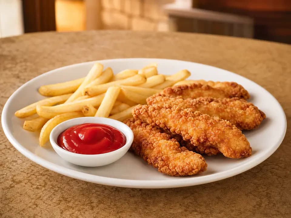 Kids Chicken Fingers in the kids menu