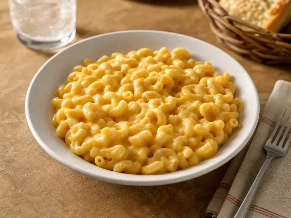 Kids Macaroni & Cheese in the kids menu