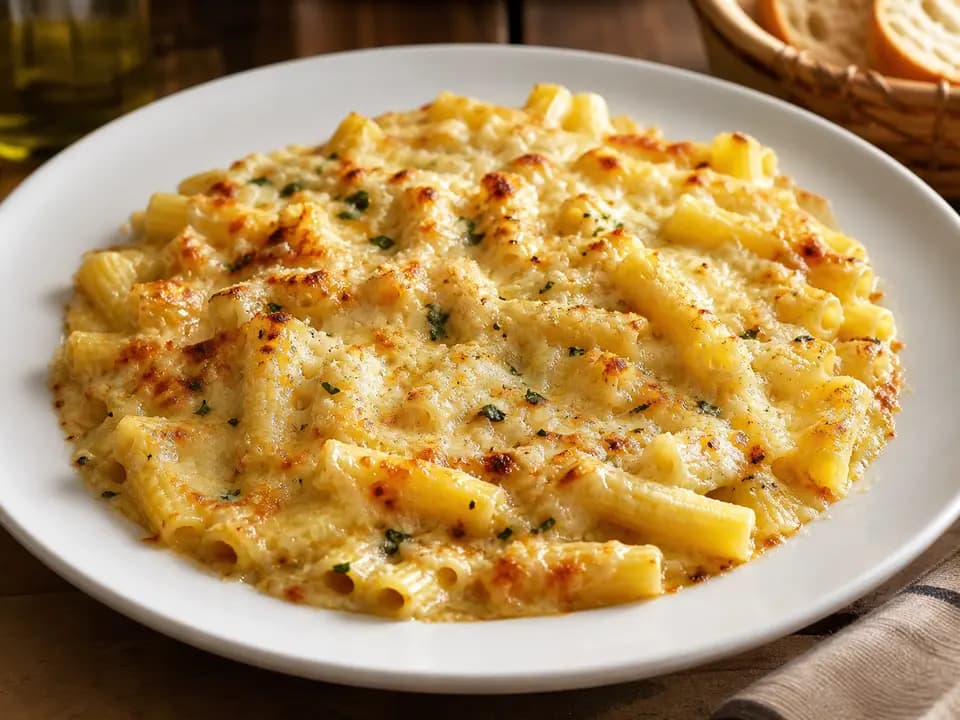 Five Cheese Ziti al Forno in the pasta menu