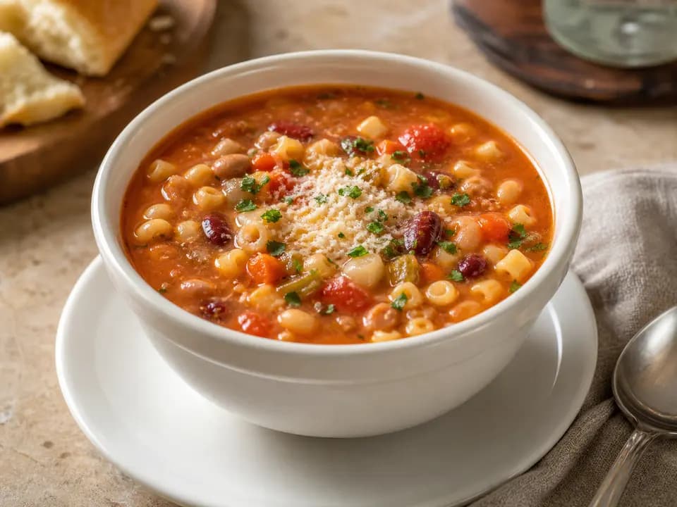 Pasta e Fagioli (cup) in the soups & salads menu