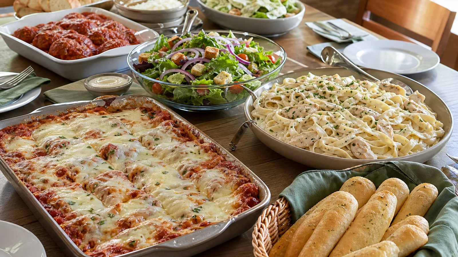 Family Style menu category
